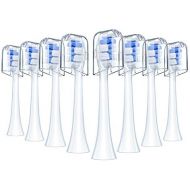 REDTRON Attachments Compatible with Philips Electric Toothbrush, Pack of 8 Electric Replacement Brush Heads Suitable for Gum Health, FlexCare, HealthyWhite, Essence+ and EasyClean
