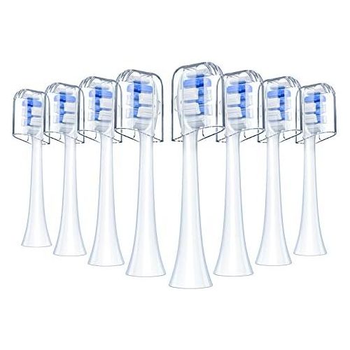  REDTRON Attachments Compatible with Philips Electric Toothbrush, Pack of 8 Electric Replacement Brush Heads Suitable for Gum Health, FlexCare, HealthyWhite, Essence+ and EasyClean