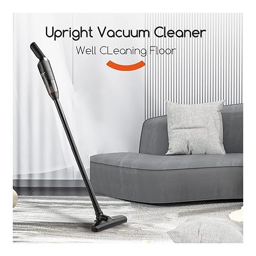  Handheld Vacuum Clean Upright Vacuum Cleaner Super Absorption Vacuum Cleaner Cordless Rechargeable with Powerful Suction Mini Portable Wireless Stick Vacuum Cleaner