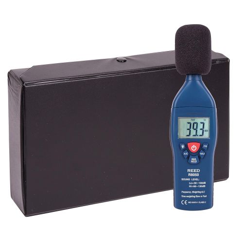  [아마존베스트]REED Instruments R8050 Sound Level Meter, Type 2, 30-100 and 60-130dB, +/-1.4 dB Accuracy