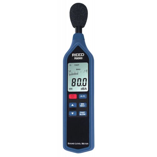  [아마존베스트]REED Instruments R8060 Sound Level Meter with Bargraph, Type 2, 30 to 130 dB