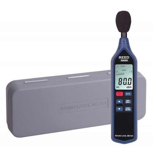  [아마존베스트]REED Instruments R8060 Sound Level Meter with Bargraph, Type 2, 30 to 130 dB