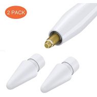 [아마존베스트]Reeyear Replacement Tips Compatible with Apple Pencil 2 Gen iPad Pro Pencil - Apple Pencil iPencil Nib for iPad Apple Pencil 1 st/Pencil 2 Gen White 2 Pack