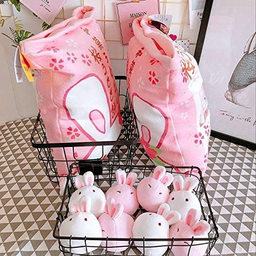  [아마존베스트]REFAHB Cute Plush Pillow Throw Pillow Removable Stuffed Animal Toys Creative Gifts for Girls (Bunny)