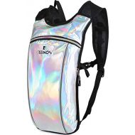 REINOS Hydration Backpack - Light Water Pack - 2L Water Bladder Included for Running, Hiking, Biking, Festivals, Raves