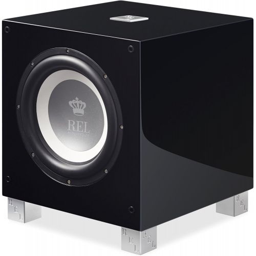  [아마존베스트]REL Acoustics T/9i Subwoofer, 10 inch Front-Firing Driver, Arrow Wireless Port, High Gloss Black