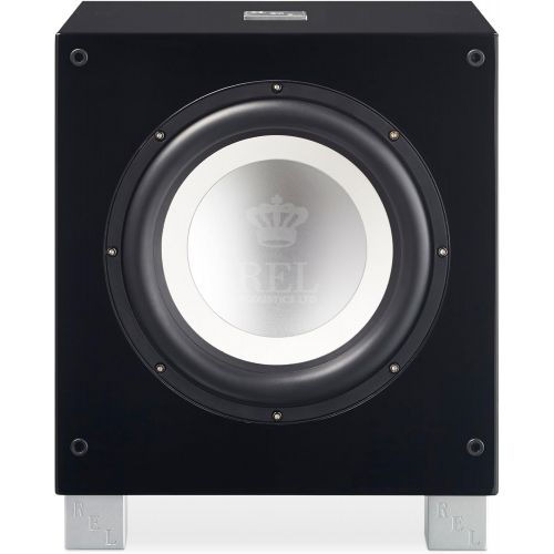  [아마존베스트]REL Acoustics T/9i Subwoofer, 10 inch Front-Firing Driver, Arrow Wireless Port, High Gloss Black