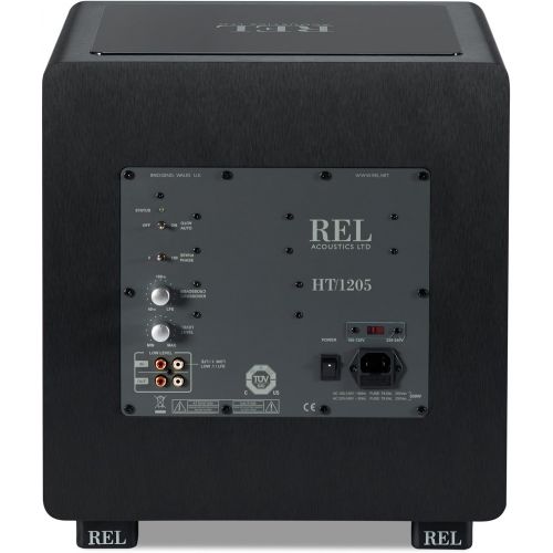 야마하 REL Acoustics HT1205 Subwoofer, HT-Air Wireless Compatible, Line Grained Black Composite