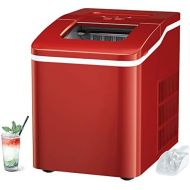 [아마존베스트]RELAX4LIFE Ice Cube Maker Portable 1.6 L Ice Maker 9 Ice Cubes in 8 Minutes Ice Cube Maker 12 kg per Day Silent Ice Maker with Self-Cleaning Function Including Scoop for Home Bar (