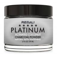 REMALI PLATINUM Activated Charcoal Teeth Whitening Powder - MADE IN USA from all...