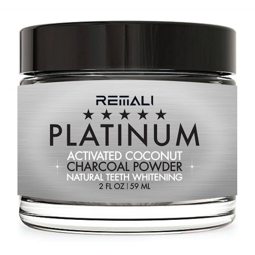  REMALI PLATINUM Activated Charcoal Teeth Whitening Powder - MADE IN USA from all...