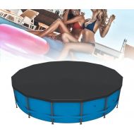 REMAS Pool Cover 15 Ft Round,Above Ground Pool Cover 15 Ft Round,for Intex 28241EH,for Summer Waves Pool Cover 15 Foot Round with Drawstring Design