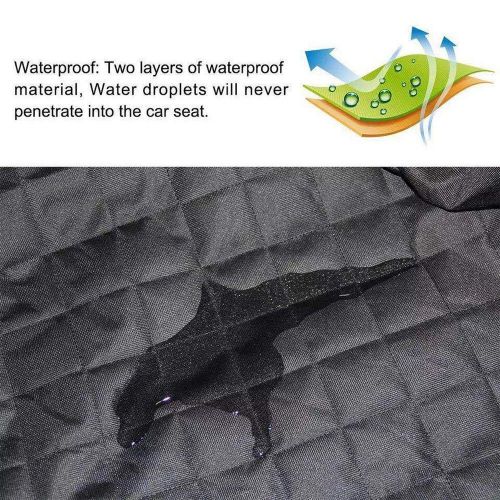  REMIGHTELY BRIGHT Baffled Car Pet Mat - Oxford Leather and PVC Anti-Skid Network Can Be Used for Pets to Go Out Or Travel