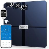 RENPHO Smart Scale for Body Weight, FSA HSA Store Eligible Bluetooth WiFi Body Fat Scale Tracks 13 Metrics, Digital Bathroom Scale Automatically Identify Users by Wi-Fi, Elis Aspire