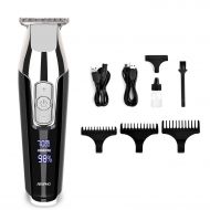 [아마존 핫딜] Hair Clippers for Men, Hair Trimmer Professional Cordless Hair Cutting Kit Beard Trimmer, RENPHO Rechargeable Haircut Kit with T-Blade LED Display for Lining and Artwork