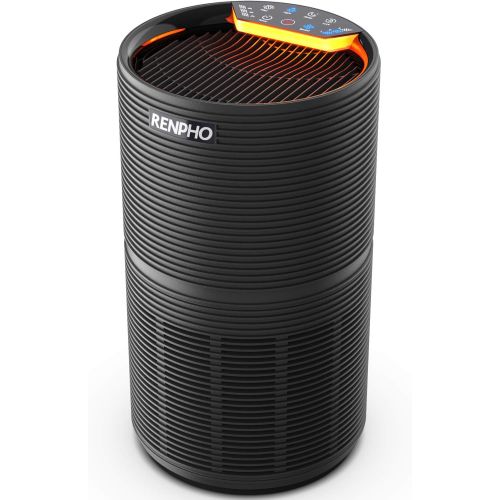  RENPHO Air Purifier for Home, Air Cleaner Purifiers for Allergies and Pets, Hairs, Pollen, Mold, Dust, Quiet Odor Eliminator for Bedroom, Living Room with True HEPA Filter and Nigh