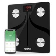 RENPHO Bluetooth Body Fat Scale USB Rechargeable Smart Digital Bathroom Weight Scale with iOS & Android Smartphone App Wireless BMI Scale Body Fat Monitors, 396 lbs
