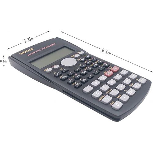  RENUS 8 Packs, 2-Line Engineering Scientific Calculator Function Calculator for Student and Teacher 16 AAA Batteries Included