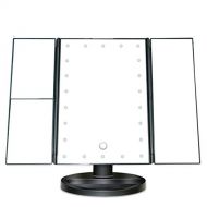 RENYAYA LED Illuminated Cosmetic Mirror,Convenience and High Definition Clarity Up Mirror Dressing Table Mirror with Touch Dimmable.