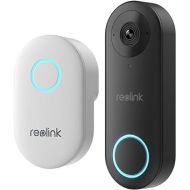 REOLINK Doorbell WiFi Camera - Wired 5MP Outdoor Video Doorbell, 5G&2.4G WiFi Security Camera System, Smart Detection Local Storage No Subscription Front Door Camera Home Security, Customized Chime V2