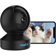 REOLINK 2K Indoor Security Camera, E1 2.4G WiFi Camera Wireless for Baby/Pet Monitor with Phone app, 360 Degree Pet Camera with Person/Pet Detection, 2-Way Audio, Night Vision, Local Storage