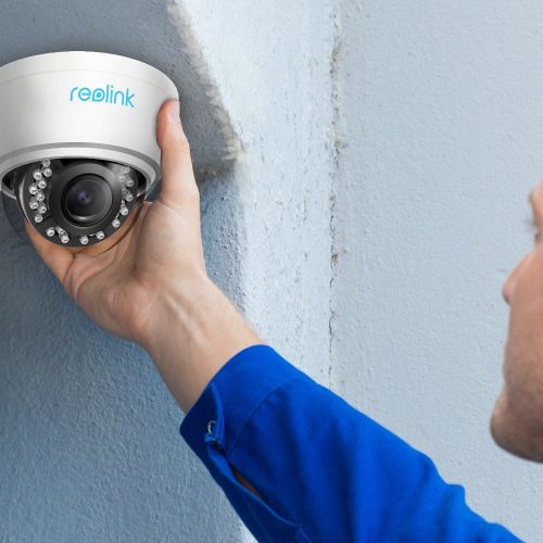  REOLINK Reolink 5MP IP POE Home Security Camera 4X Optical Zoom Vandal-Proof IK10 Dome Outdoor & Indoor IR Night Vision RLC-422