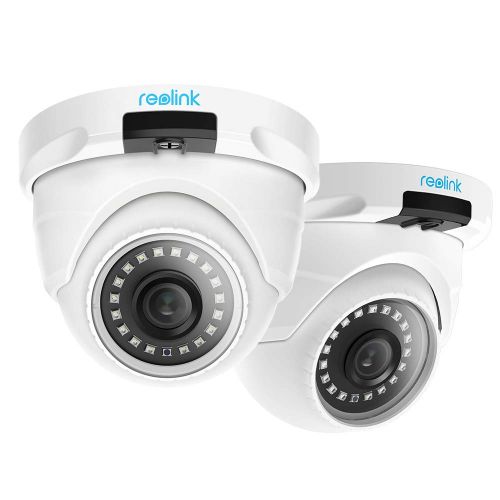  REOLINK Reolink PoE Camera (2 Pack) 4MP HD Home Security Outdoor Video Surveillance IR Night Vision Motion Detection Audio Support RLC-420