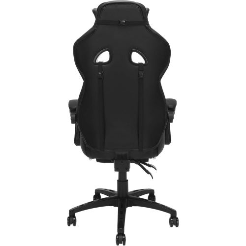  RESPAWN 110 Racing Style Gaming Chair, Reclining Ergonomic Chair with Footrest, in Black (RSP-110-BLK)