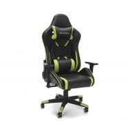 RESPAWN-120 Racing Style Gaming Chair - Reclining Ergonomic Leather Chair, Office or Gaming Chair (RSP-120-GRN)