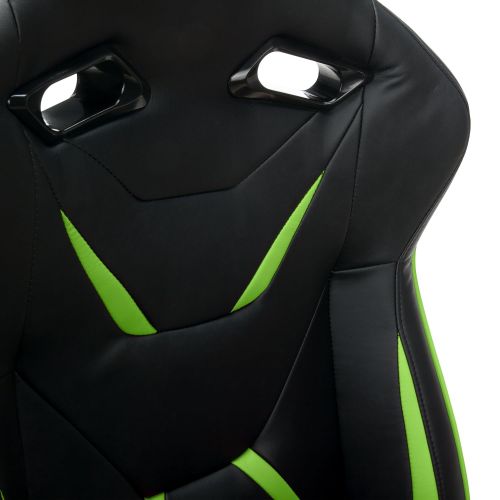 RESPAWN-120 Racing Style Gaming Chair - Reclining Ergonomic Leather Chair, Office or Gaming Chair (RSP-120-GRN)