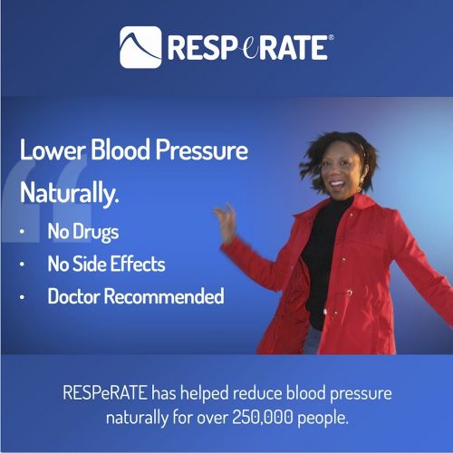  RESPeRATE Deluxe Duo: Device for Lowering High Blood Pressure Naturally. The only Non-Drug Hypertension Treatment. with Backlight for Use at Night.