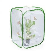 [아마존베스트]RESTCLOUD Insect and Butterfly Habitat Cage Terrarium Pop-up 12 X 12 X 12 Inches with Sleeve