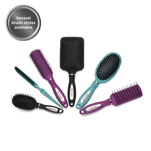  [무료배송]Revlon Detangle & Smooth Berry Cushion Hair Brush