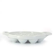 Revol Belle Cuisine BC1012-1 7 Inch x 6.25 Inch Escargot Plate, 12 Holes