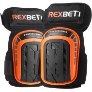 [아마존 핫딜]  [아마존핫딜]Knee Pads for Work, Construction Gel Knee Pads Tools by REXBETI, Heavy Duty Comfortable Anti-slip Foam Knee Pads for Cleaning Flooring and Garden, Strong Stretchable Straps, 1 Pair