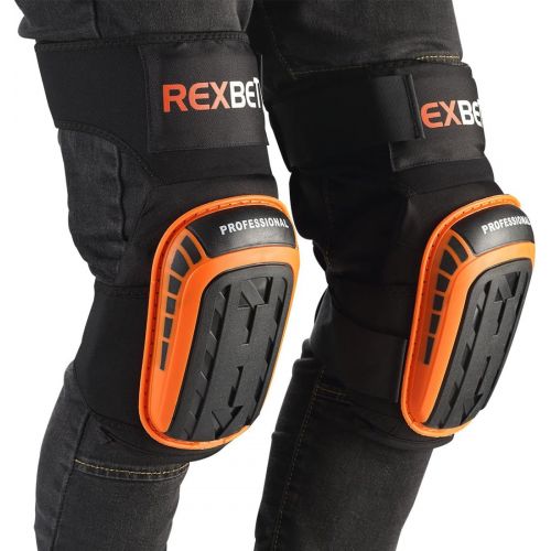  [아마존 핫딜]  [아마존핫딜]Knee Pads for Work, Construction Gel Knee Pads Tools by REXBETI, Heavy Duty Comfortable Anti-slip Foam Knee Pads for Cleaning Flooring and Garden, Strong Stretchable Straps, 1 Pair