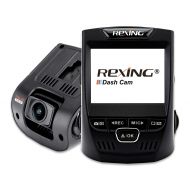 REXING Rexing V1 Car Dash Cam 2.4 LCD FHD 1080p 170° Wide Angle Dashboard Camera Recorder with G-Sensor, WDR, Loop Recording