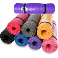 [아마존베스트]REXOO Pilates Yogamatte Fitnessmatte Gymnastikmatte Sportmatte Matte inkl. Schultertragegurt