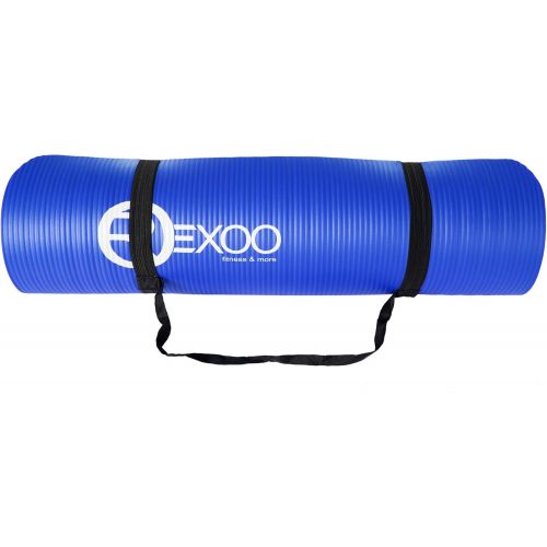  [아마존베스트]REXOO Pilates Yogamatte Fitnessmatte Gymnastikmatte Sportmatte Matte inkl. Schultertragegurt