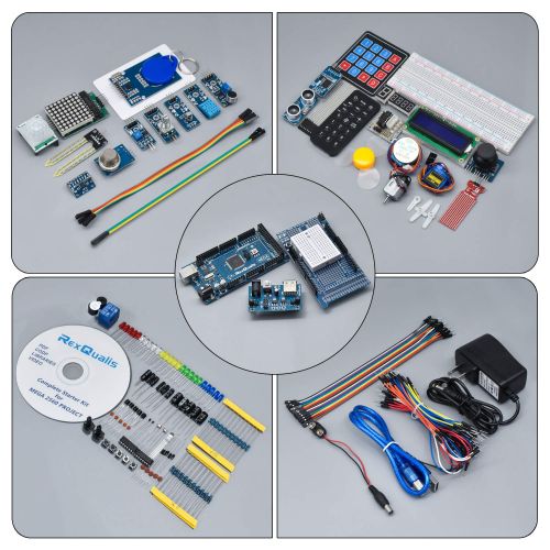  REXQualis Arduino Mega 2560 Kit The Most Complete Ultimate Starter Kit wDetailed Tutorial for Arduino Mega2560 Robot Kit