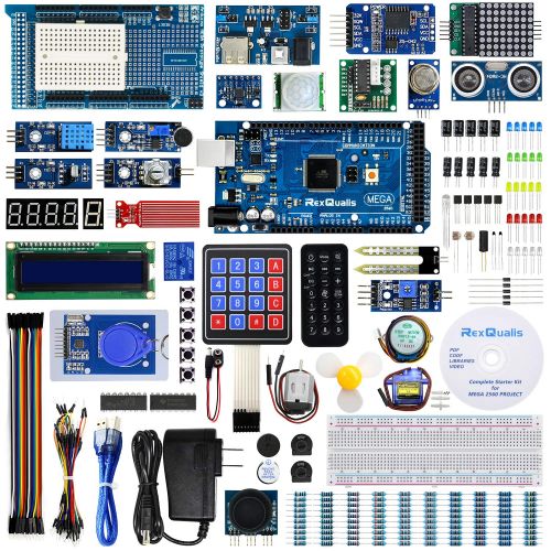  REXQualis Arduino Mega 2560 Kit The Most Complete Ultimate Starter Kit wDetailed Tutorial for Arduino Mega2560 Robot Kit