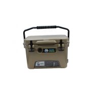 REYLEO Frosted Frog Tan 20 Quart Ice Chest Heavy Duty High Performance Roto-Molded Commercial Grade Insulated Cooler