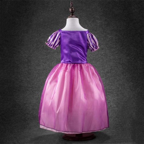  REYO Dress Baby Girls Flower Princess Dress, REYO Children Kid Striped Print Princess Bling Costumes Party Tutu Dresses Clothes