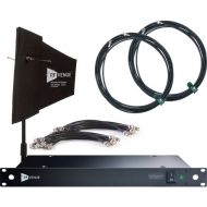 RF Venue DISTRO9 HDR 9-Channel Antenna Distributor Bundle (Black Stand-Mount Diversity Fin)