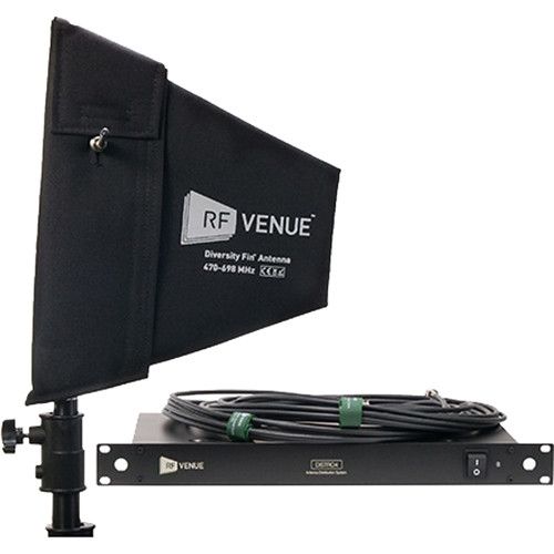  RF Venue DISTRO4 4-Channel UHF Antenna Distribution System (470 to 952 MHz)