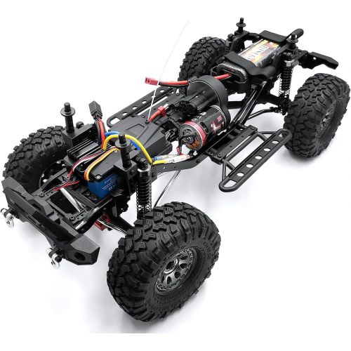  RGT RC Crawlers EX86100-JC, RTR 1/10 Scale 4wd Off Road Monster Truck Rock Crawler 4x4 High Speed Waterproof RC Car for Adults (Gray)