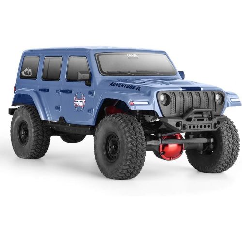  RGT 1:16 RC Crawler 4wd Off Road RC Car Metal Gear Truck Rock Hobby RTR 4x4 Waterproof RC Toy (Gray)