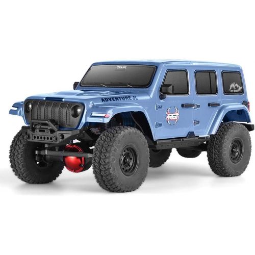  RGT 1:16 RC Crawler 4wd Off Road RC Car Metal Gear Truck Rock Hobby RTR 4x4 Waterproof RC Toy (Gray)