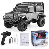 RGT RC Crawler 1:24 Scale 4wd Off Road Rock Crawler 4x4 Truck Mini RC Car (Gray)