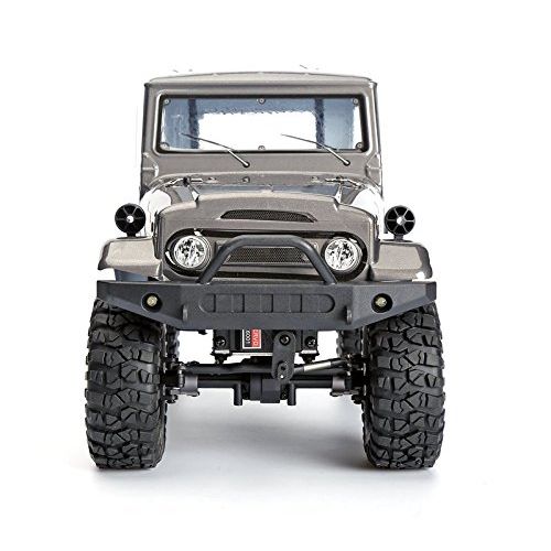  RGT RC Crawler 1/10 Scale Racing Car Remote Control Electric Power 4wd Off Road 4x4 Rock Cruiser RC-4 Climbing Trucks (Grey)